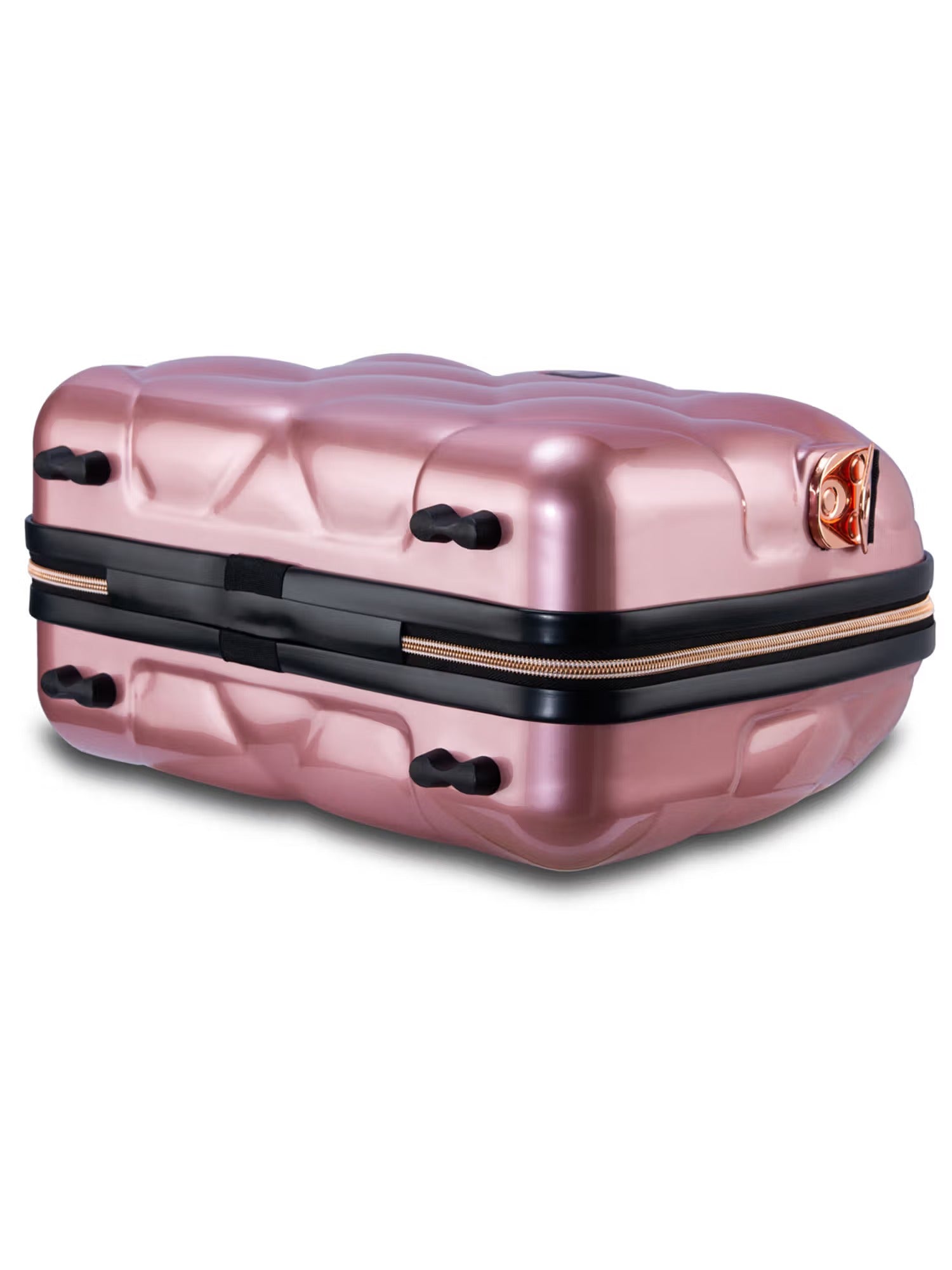 IT Luggage St. Tropez Rose Gold Vanity Case
