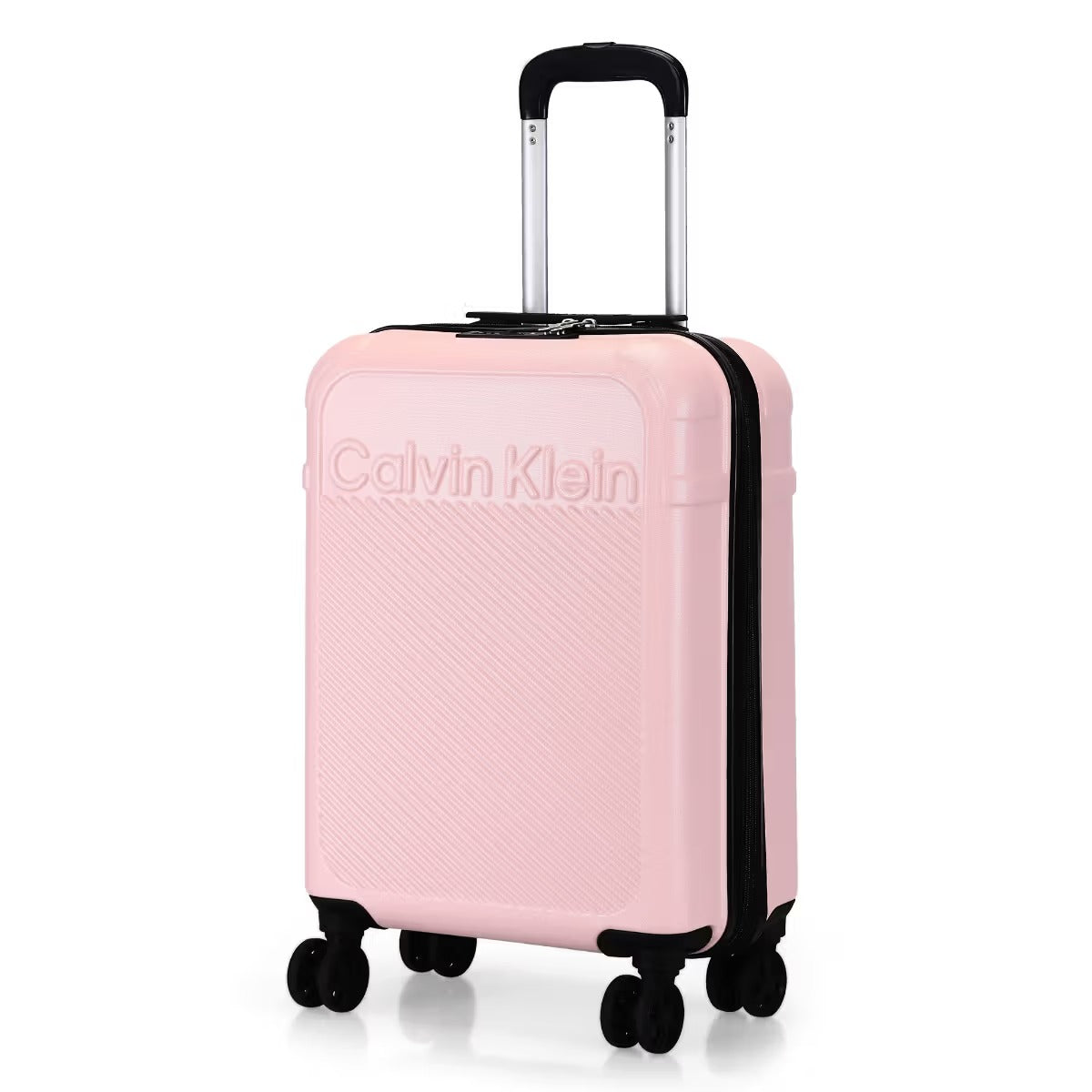 Calvin Klein Expression Collection Silver Pink Trolley Bag