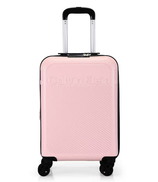 Calvin Klein Expression Collection Silver Pink Trolley Bag