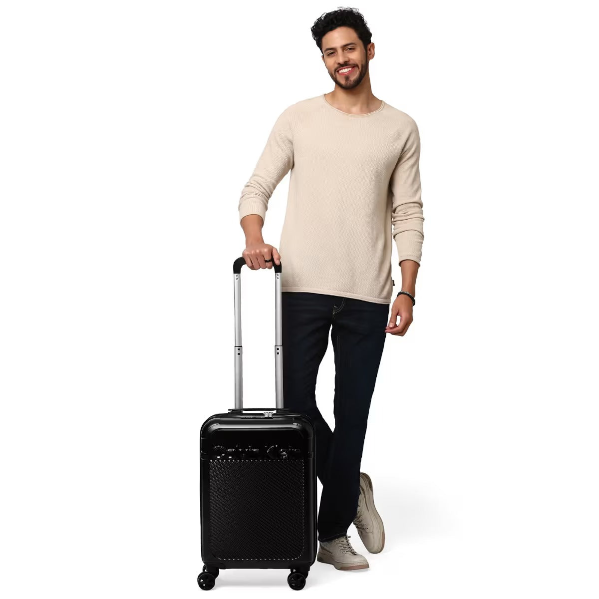 Calvin Klein Expression Collection Black Trolley Bag