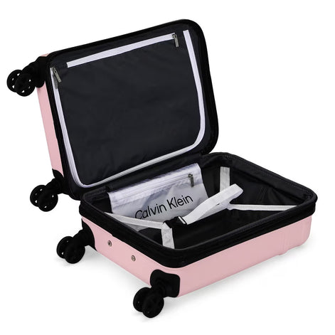 Calvin Klein Expression Collection Silver Pink Trolley Bag