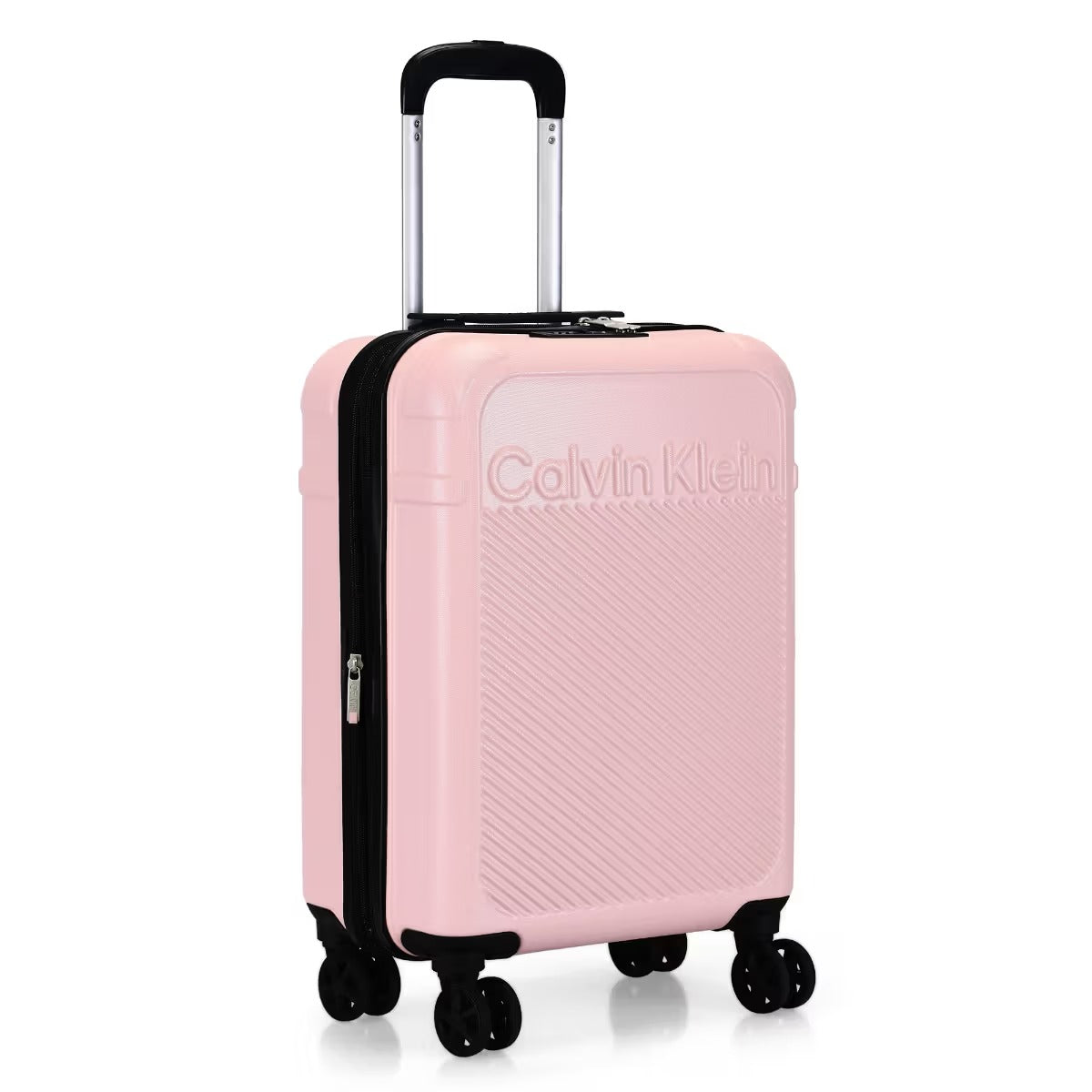 Calvin Klein Expression Collection Silver Pink Trolley Bag