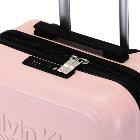 Calvin Klein Expression Collection Silver Pink Trolley Bag