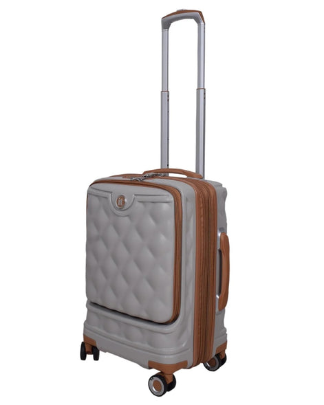 IT Luggage Indulging Grey Rise Trolley Bag