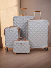 IT Luggage Indulging Hard Trolley — Grey (Set of 4)