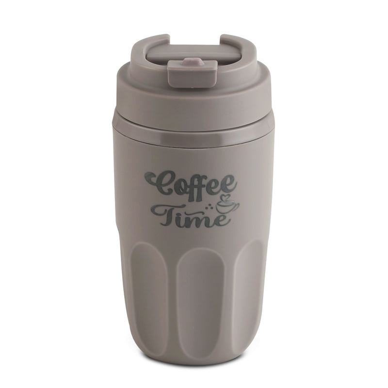 Jaypee Kinetic PU Insulated Hot & Cold SS Coffee Mug (Brown)