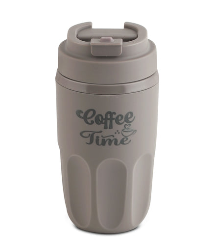 Jaypee Kinetic PU Insulated Hot & Cold SS Coffee Mug (Brown)