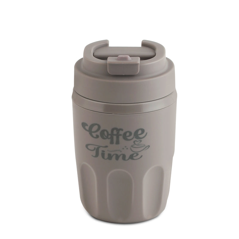Jaypee Kinetic PU Insulated Hot & Cold SS Coffee Mug (Brown)