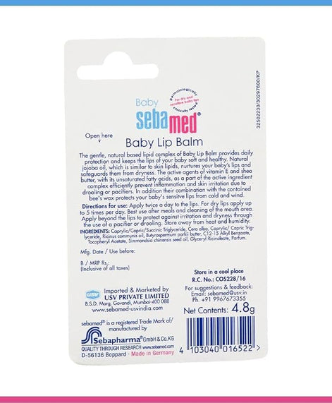 Sebamed Lip Balm 4.8g – Soothing Care for Dry Lips