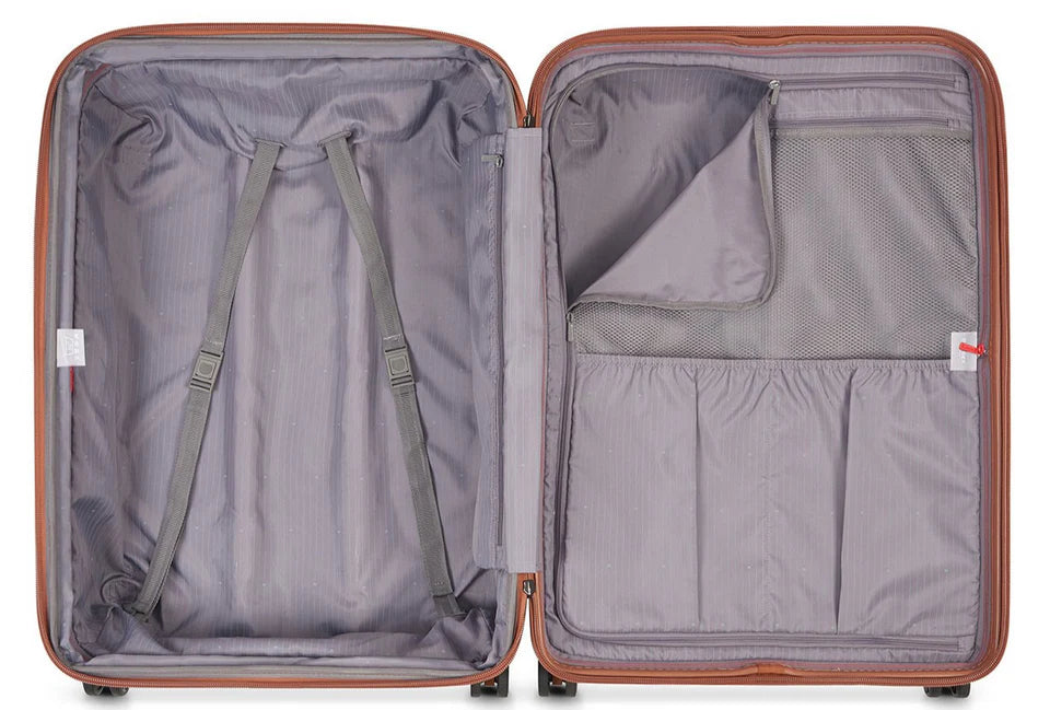 DELSEY PARIS Promenade Hard 2.0 Polycarbonate 4 Double Wheel Hardside Trolley Bag