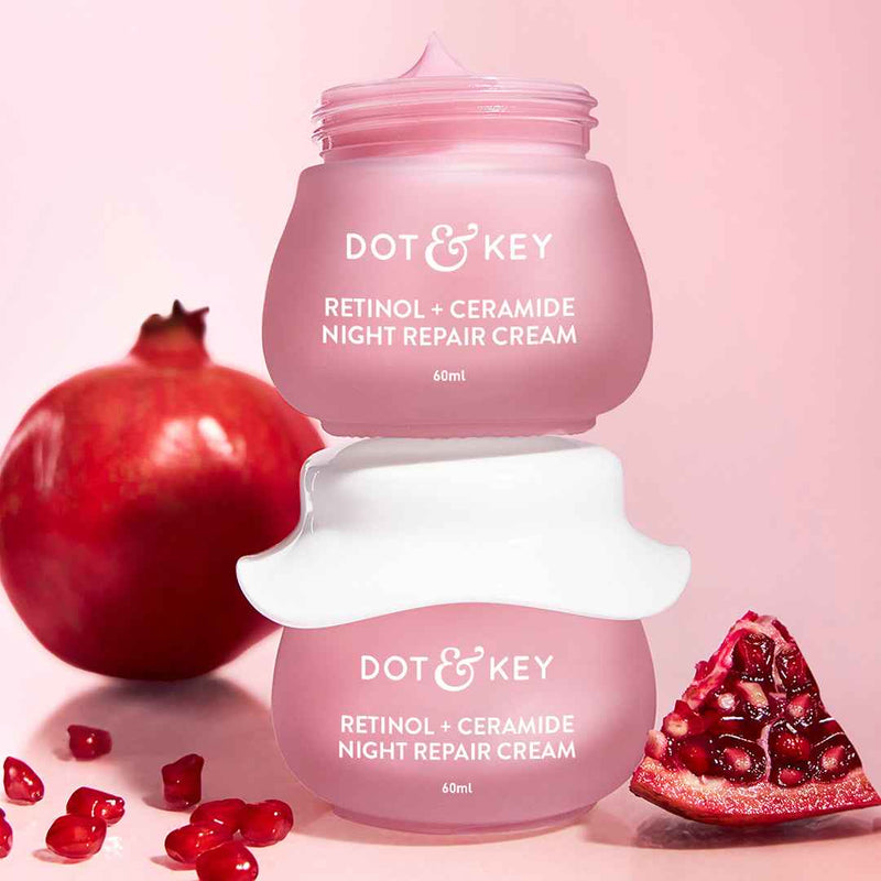 Dot & Key Retinol + Ceramide Night Cream, Pack of 2