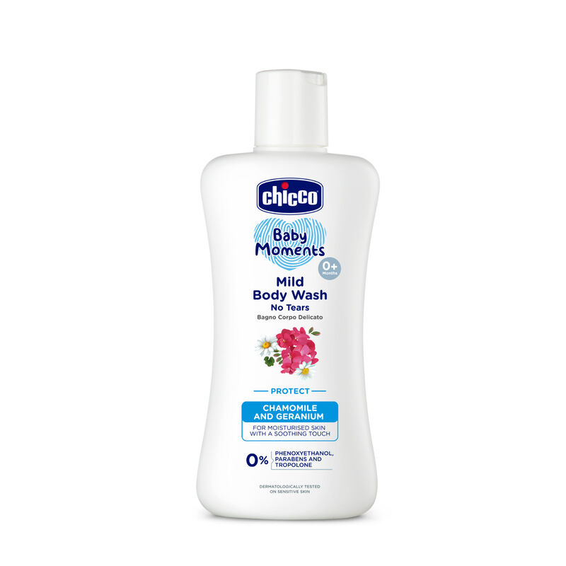 Chicco Baby Moments Mild Body Wash With Chamomile & Geranium