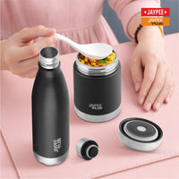 Jaypee Plus Smart Combo Vacuum Insulated Bottle 500ml + Food Jar 400ml