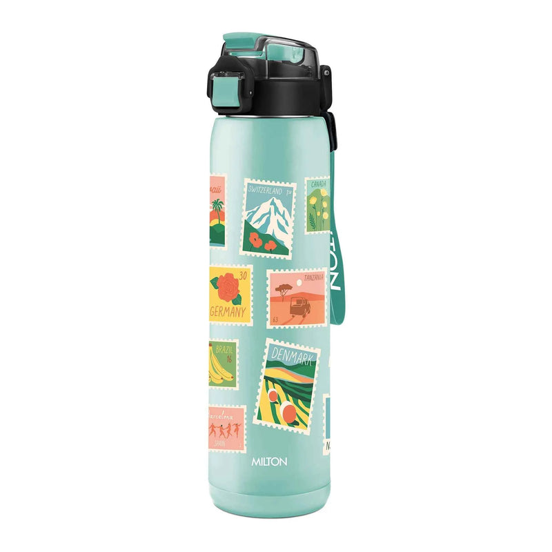Steel Edge Thermoware Bottle With Twin Lid (Milton) - image 4 of 6 - Water Bottles