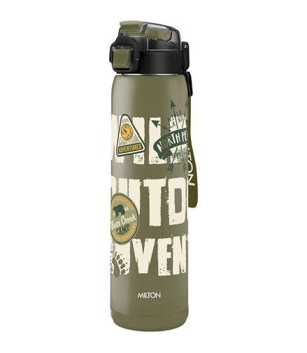 Milton Steel Edge Thermoware Bottle With Twin Lid