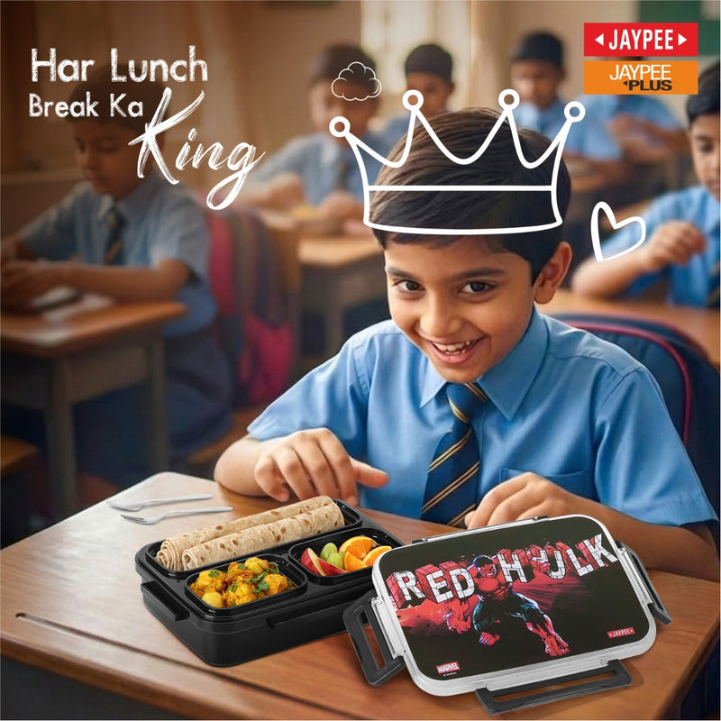 Jaypee Vivid PU Insulated Inner SS Lunch Box for Kids
