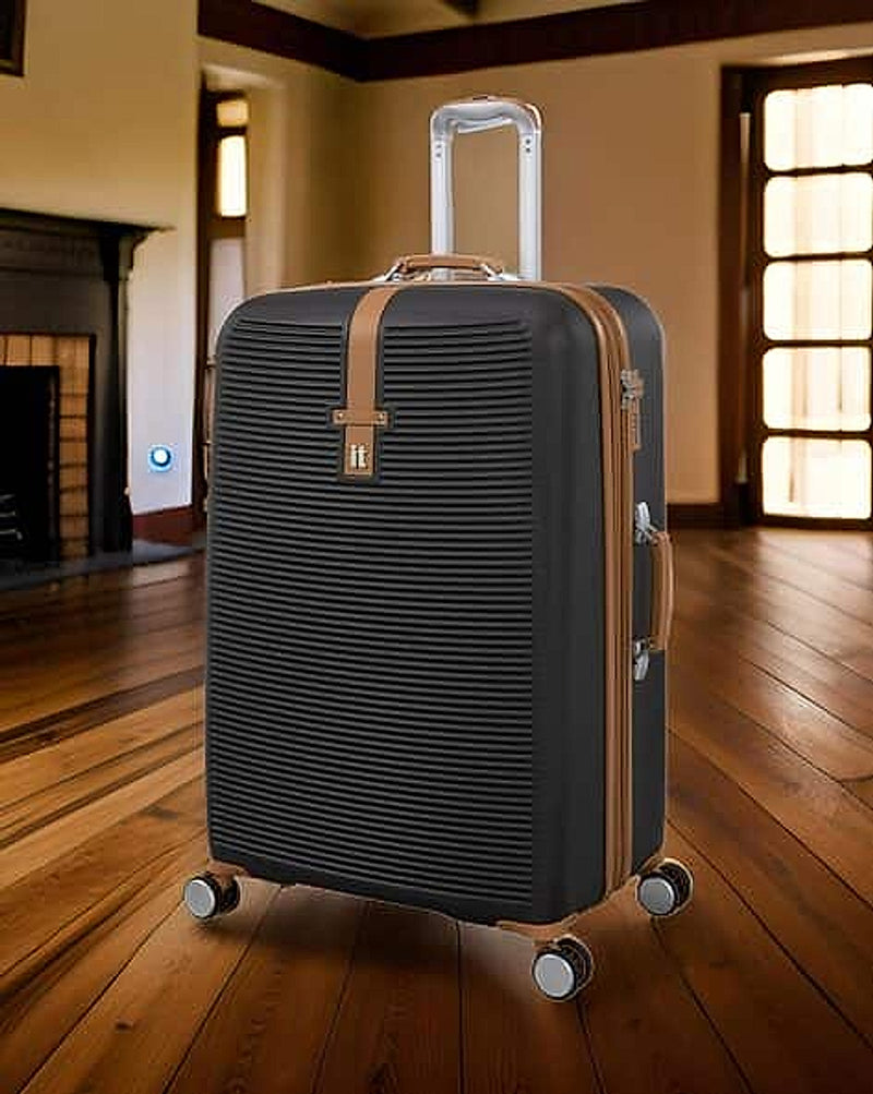 IT Luggage Men Stripes trolley bag in Brown