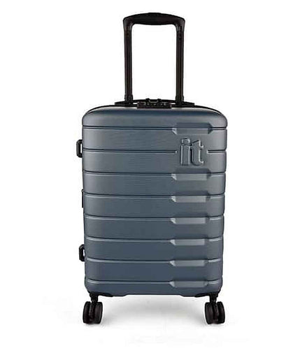 IT Luggage Incision Hard Cabin Trolley with TSA Lock — Blue