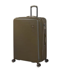 IT Luggage Rapidity hard case trolley bag in Olive — Large