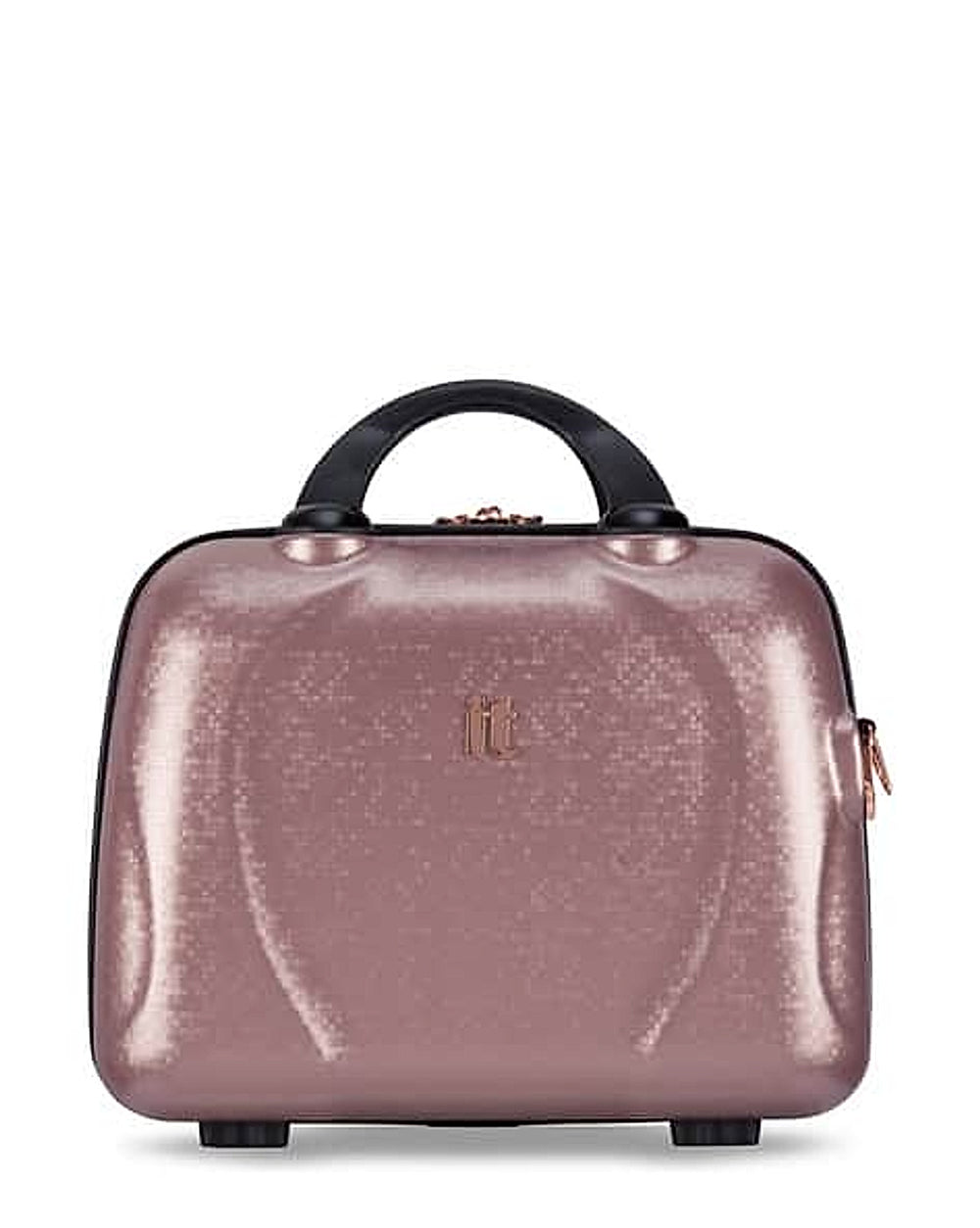 IT Luggage Sparkle vanity case for women in Pink