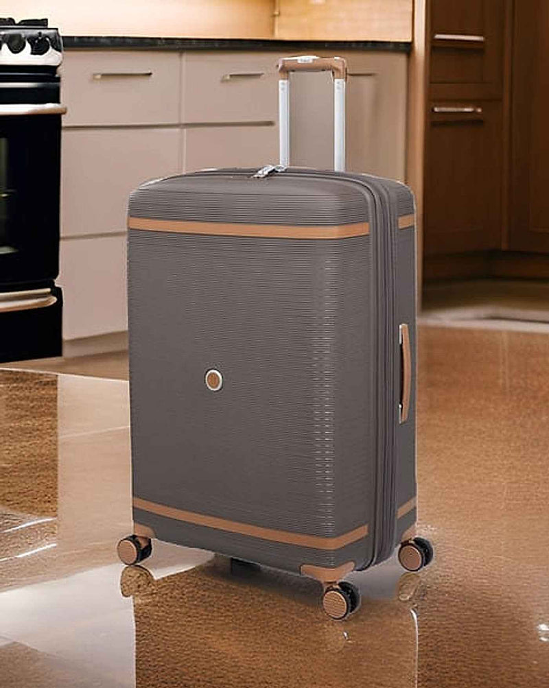 IT Luggage Striped Trolley Bag with TSA Lock