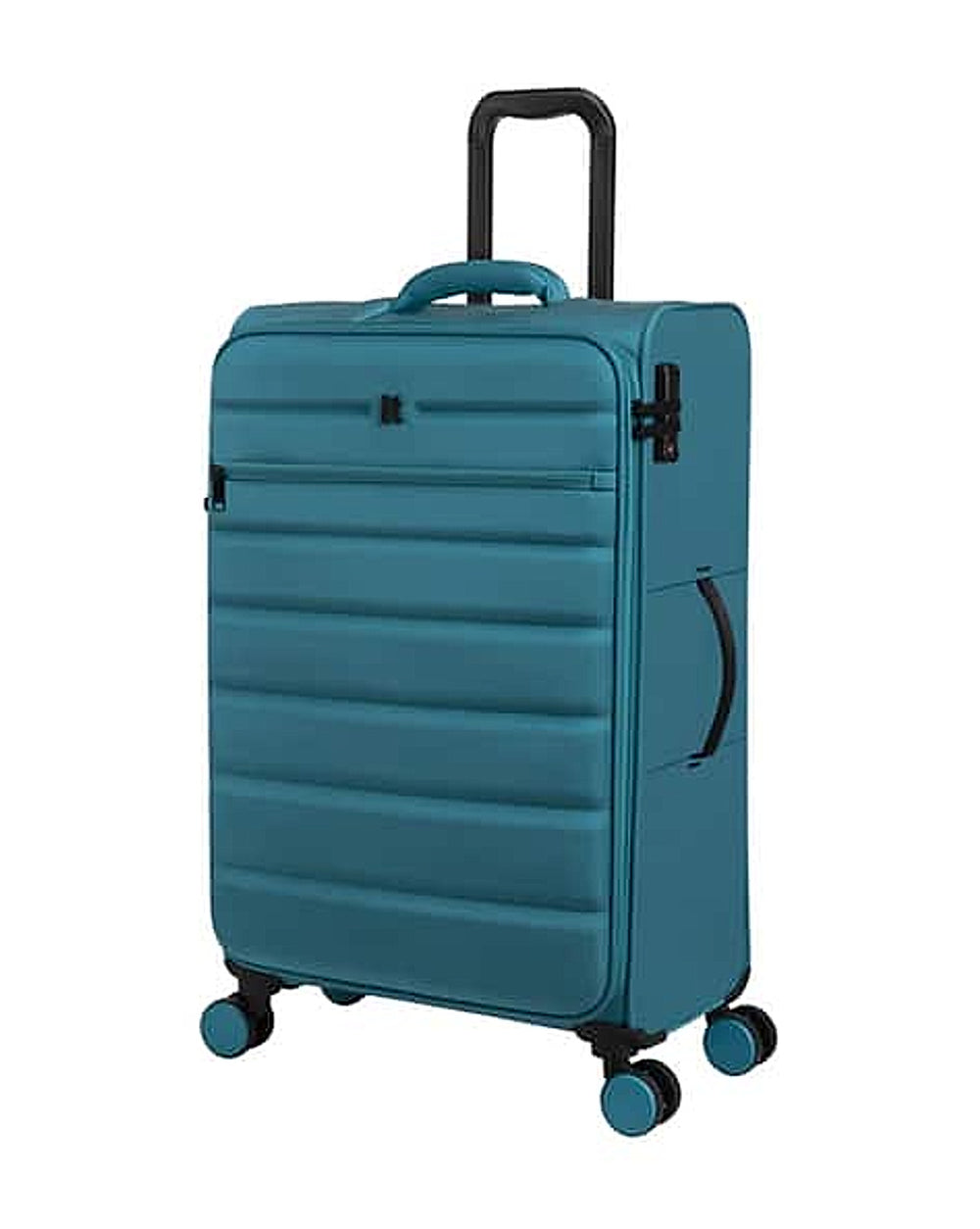 IT Luggage Census Soft TSA Lock Trolley Bag in Teal