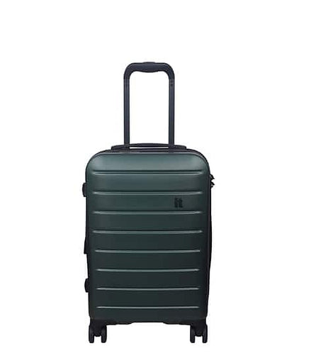 IT Luggage Hard Body Trolley Bag in Green