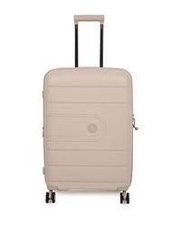 IT Luggage Eco Tough hard trolley bag with TSA lock in Beige