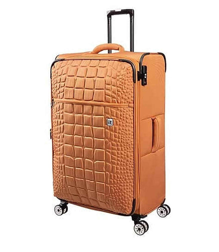 IT Luggage Croc-Embossed Trolley Bag with TSA Lock