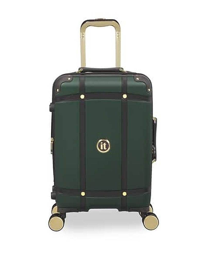 IT Luggage 34 Lit TSA Lock Trolley Bag in Green