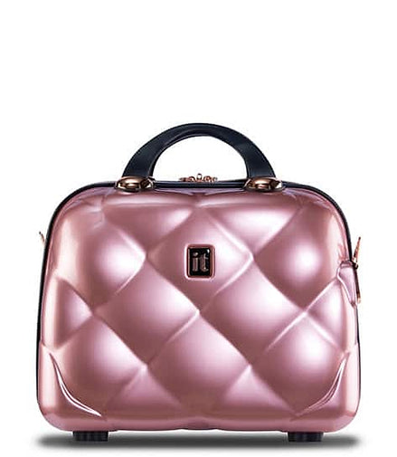 IT Luggage St. Tropez vanity case for women in Rose Gold