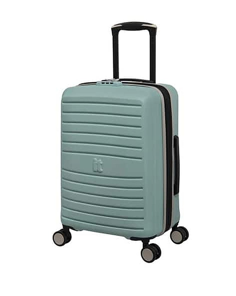 IT Luggage Eco-Protect Hard TSA Lock Small Trolley Bag in Teal