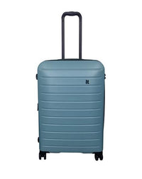IT Luggage Men hard body stripes trolley bag in Smokey Blue