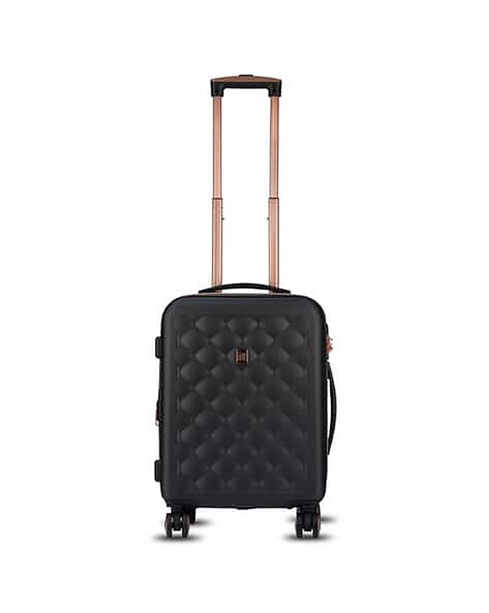 IT Luggage Fashionista hard trolley bag with TSA lock in Black — Small