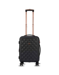 IT Luggage Fashionista hard trolley bag with TSA lock in Black — Small