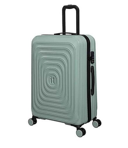 IT Luggage Geometric Pattern Trolley Bag with TSA Lock