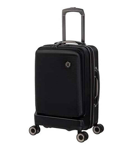IT Luggage Rapidity Hard Laptop Trolley Bag — Black