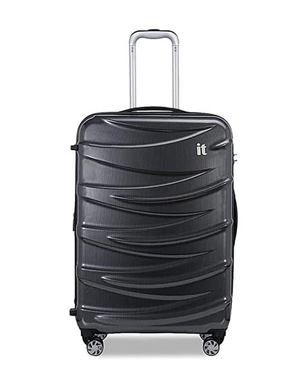 IT Luggage Tidal hard trolley bag with TSA lock in Grey