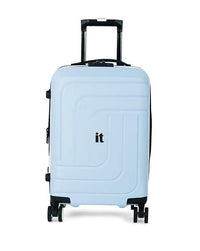 IT Luggage Convolved hard trolley bag with TSA lock in Blue, small size