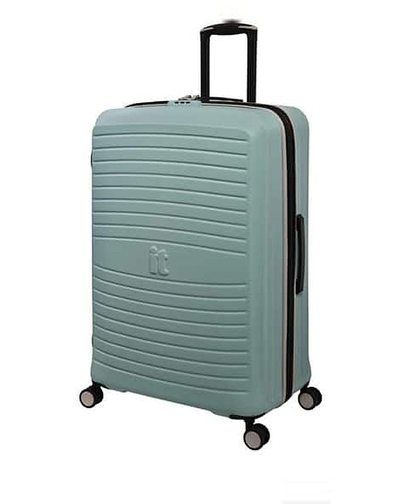IT Luggage Eco-Protect Hard TSA Lock Large Trolley Bag in Teal