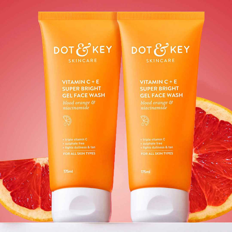 Dot & Key Vitamin C Gel Face Wash, Pack of 2