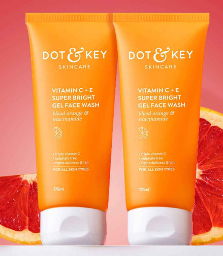 Dot & Key Vitamin C Gel Face Wash, Pack of 2