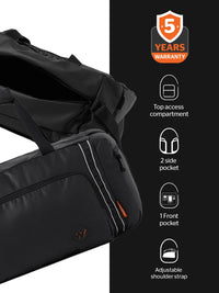 Wildcraft Dark Edition 25L duffle bag in Black - view 3