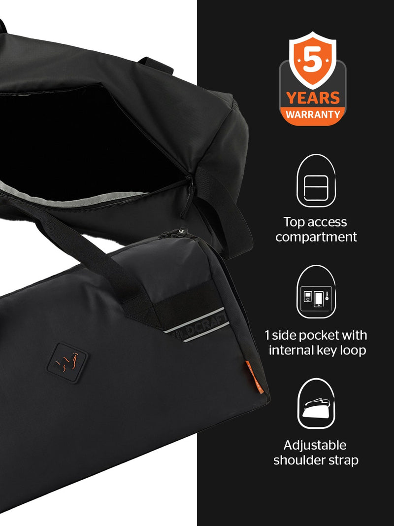 Wildcraft Dark Edition 40L duffle bag in Black - view 3
