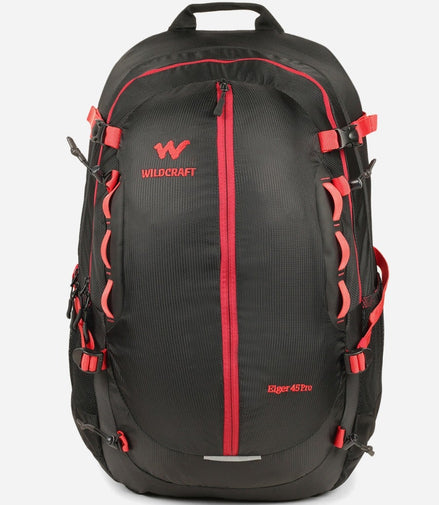 Wildcraft Eiger 45 Pro 45L techpack backpack in Black