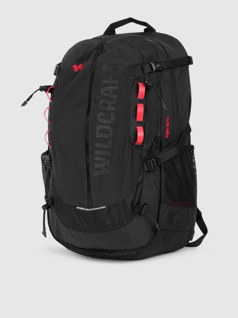 Wildcraft Eiger 45 Pro 45L techpack backpack in Black Red - view 2