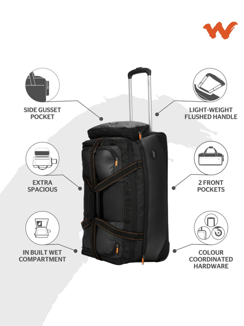 Wildcraft Nash Duffle Trolley Bag