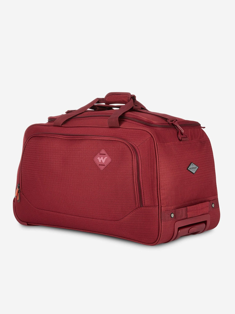 Wildcraft Proxima carry-on duffle trolley bag Large in Maroon - view 2