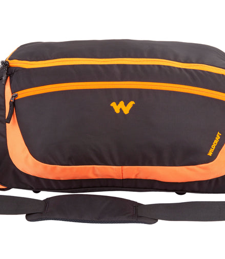 Wildcraft Rover 2-way wheeled duffle bag in Black