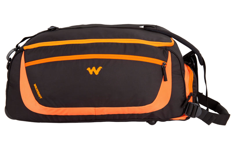 Wildcraft Rover 2-way wheeled duffle bag in Black - view 4